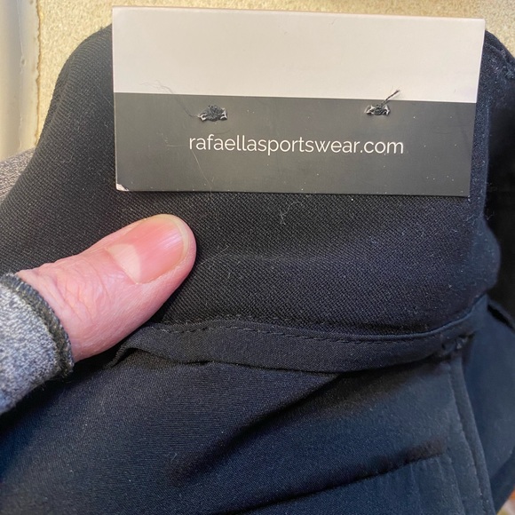 NWT Women’s Rafaella Curvy Bootcut High Rise Solid Black Pants Size 16 - Picture 14 of 15